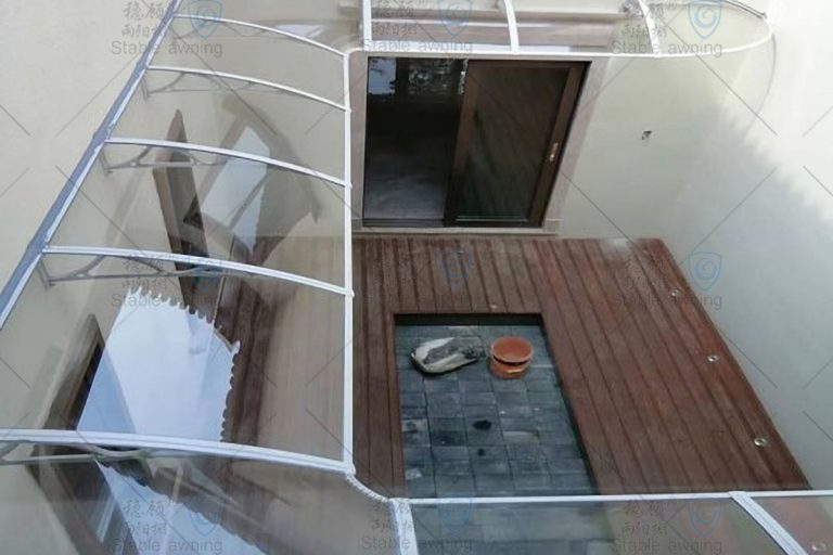 实心板铝合金支架遮阳篷