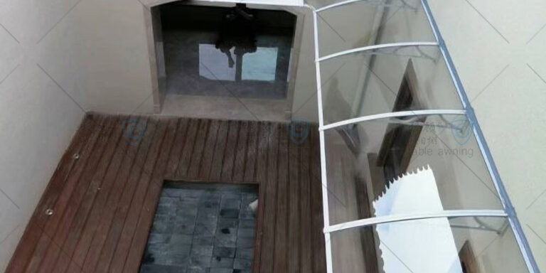 实心板铝合金支架遮阳篷