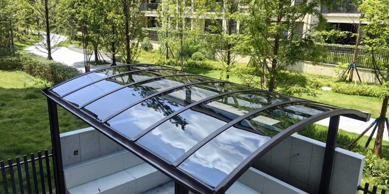 露台遮阳篷 拱形