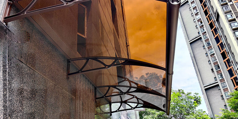 铝合金大水槽门窗遮阳篷